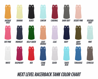 So scarlet, it was maroon next level tank top