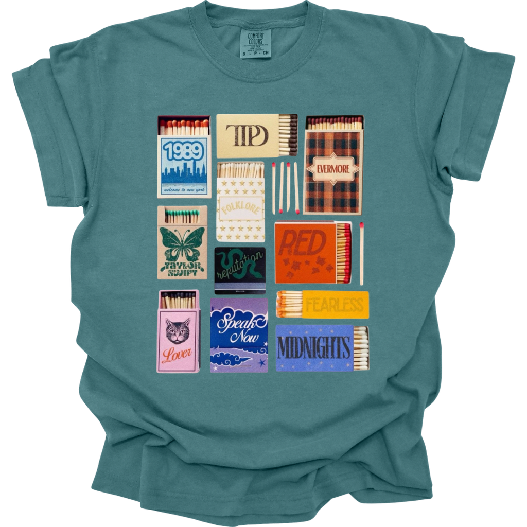 Matchbox eras comfort colors tee