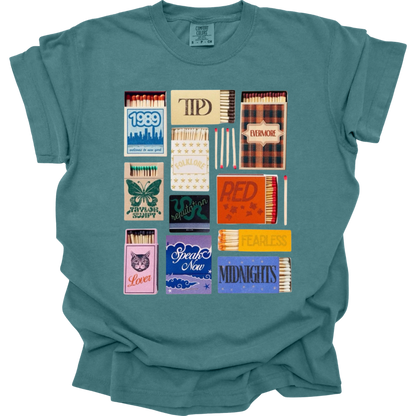 Matchbox eras comfort colors tee