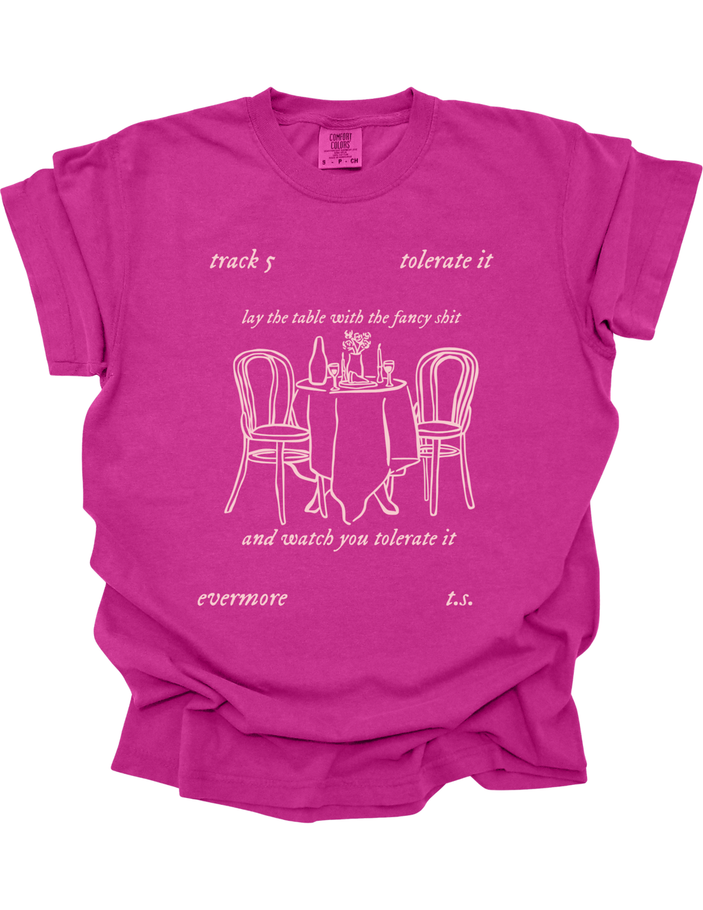 Tolerate it comfort colors tee