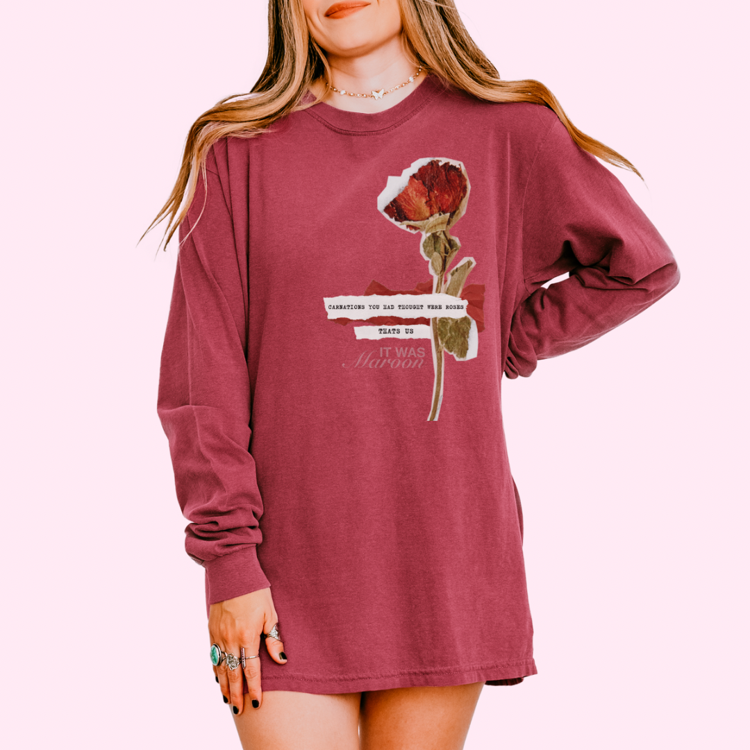 Carnations you had thought were roses comfort colors