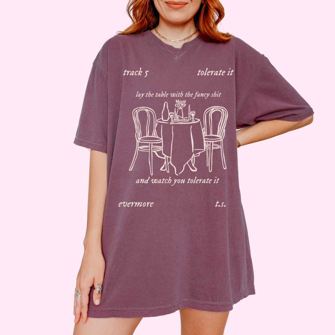 Tolerate it comfort colors tee