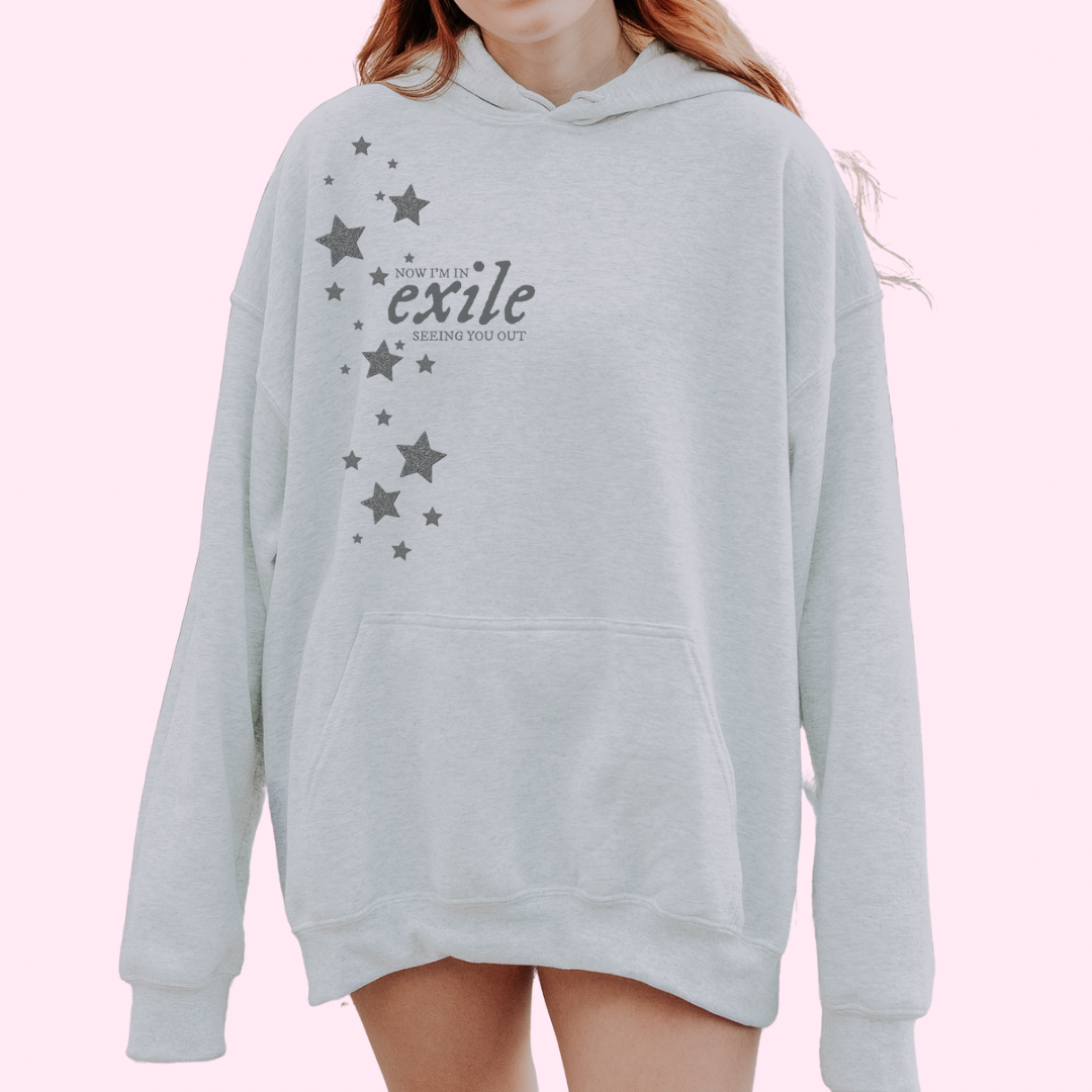 Exile front and back hoodie