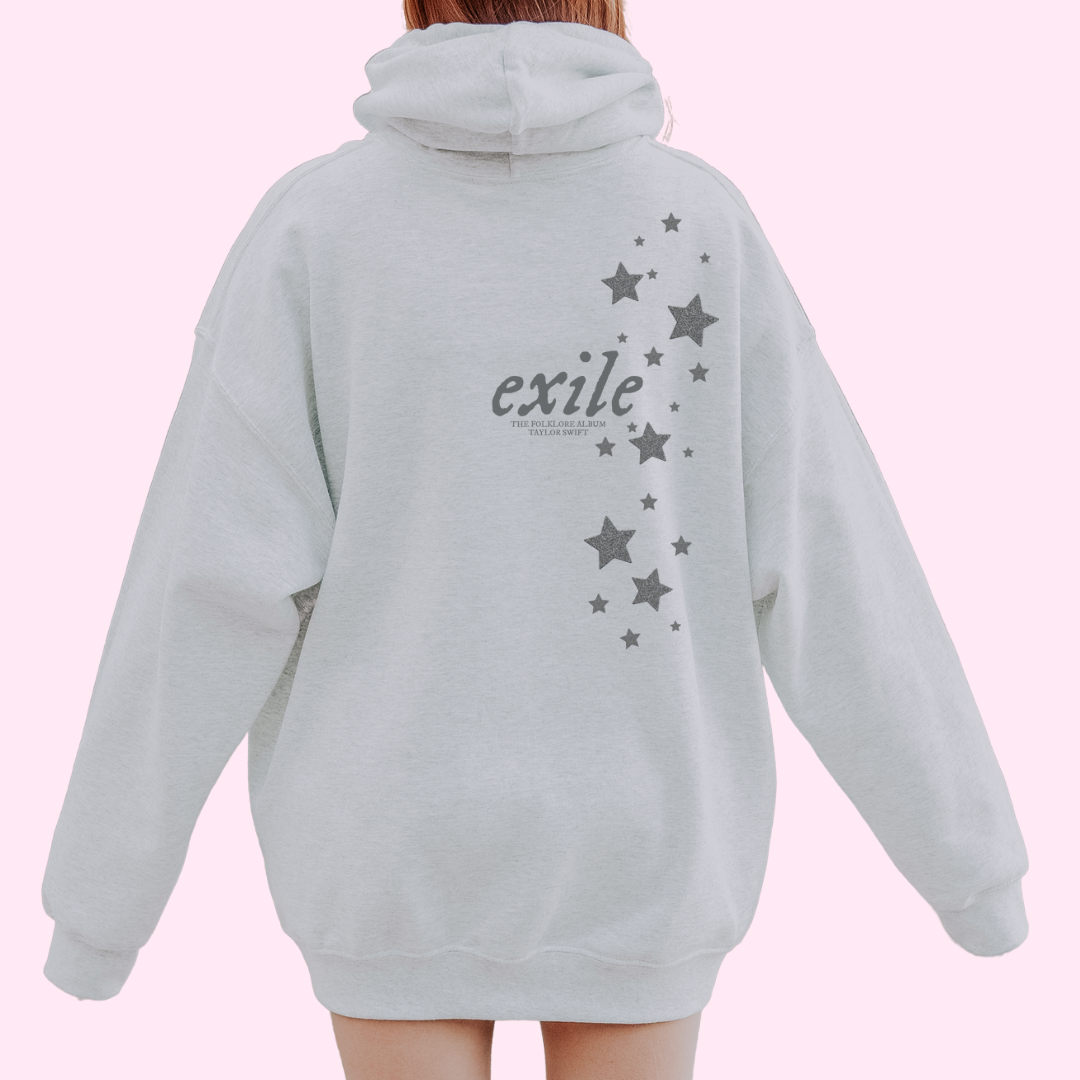 Exile front and back hoodie