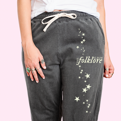 The folklore album comfort colors joggers