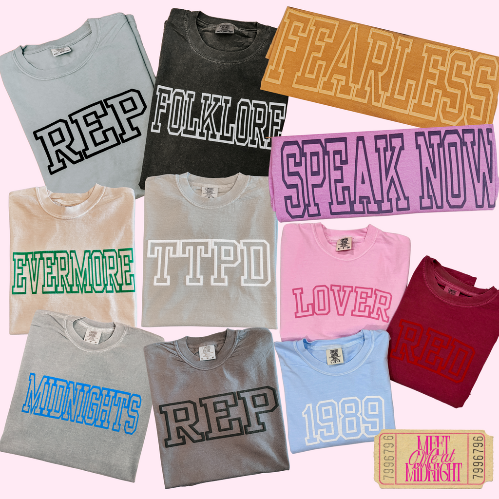 Mystery comfort colors puff tee