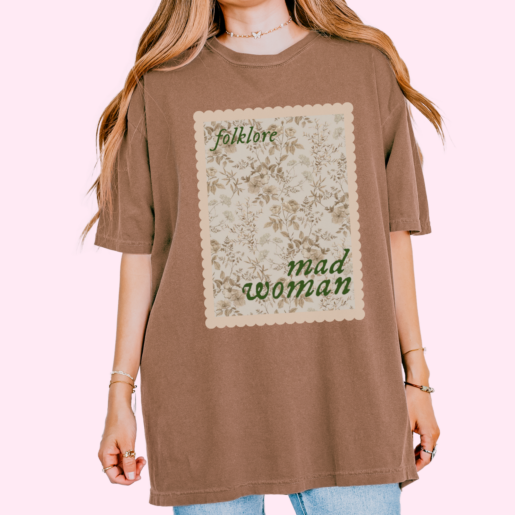 Mad woman comfort colors tee