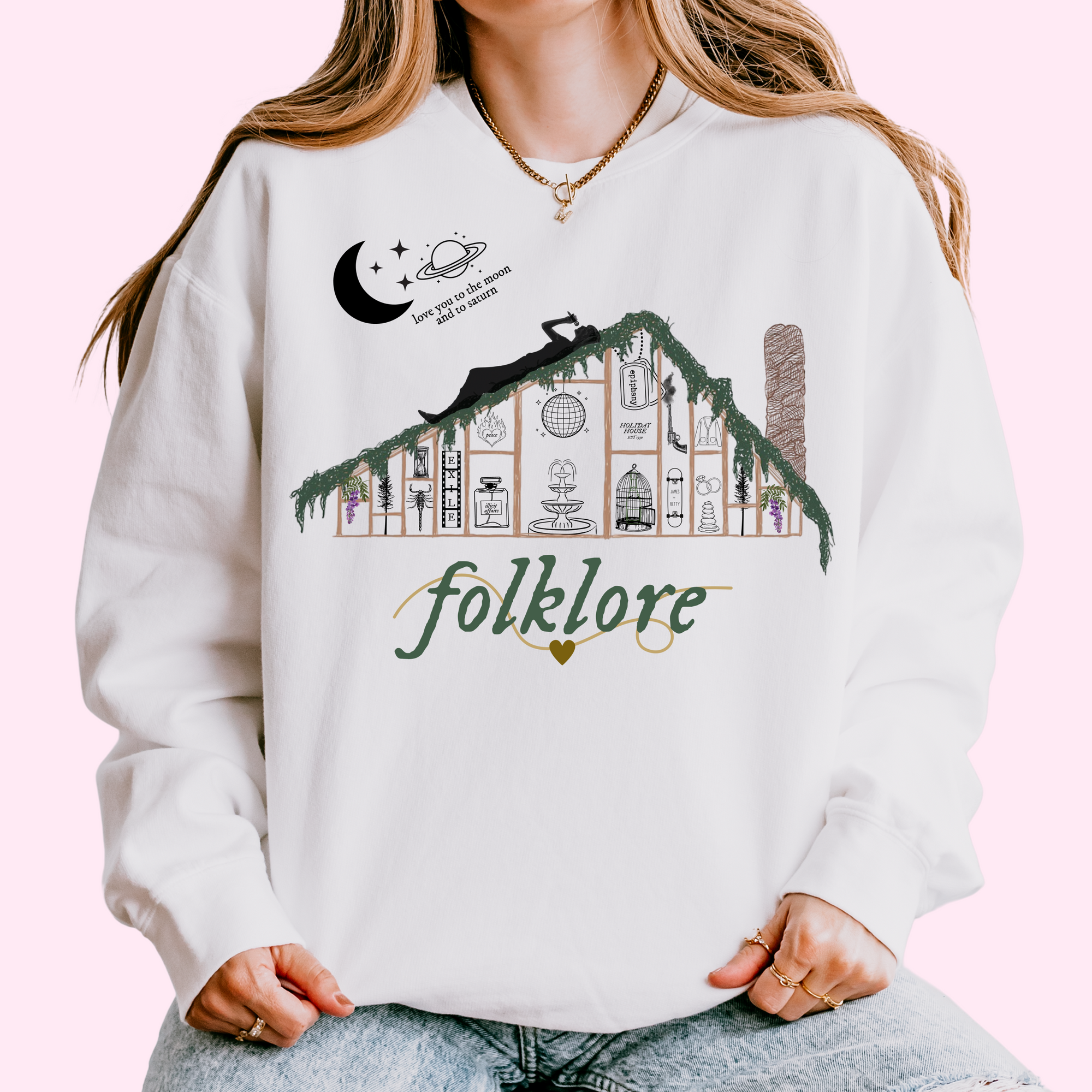 The folklore cabin comfort colors crewneck