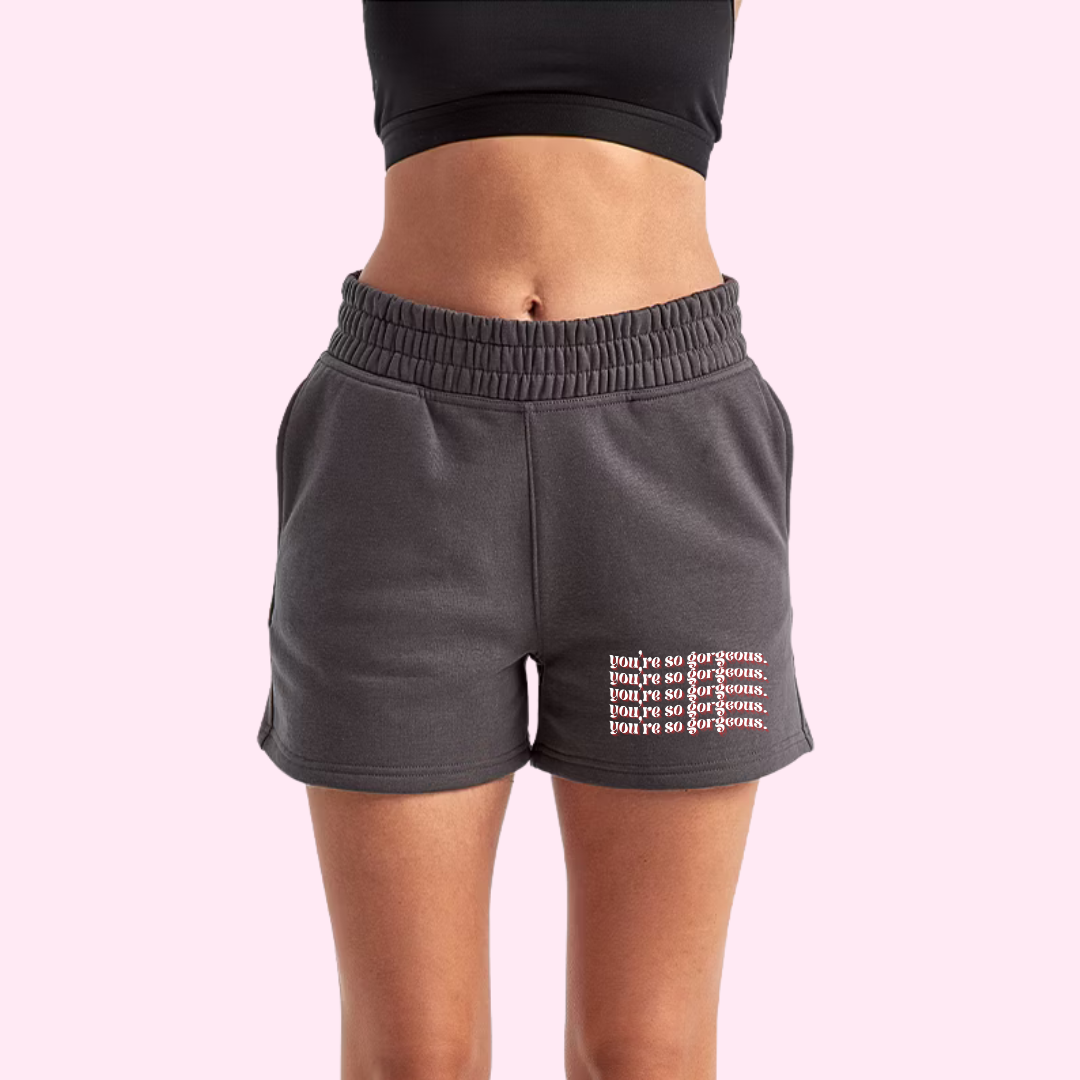 You’re so gorgeous jogger shorts