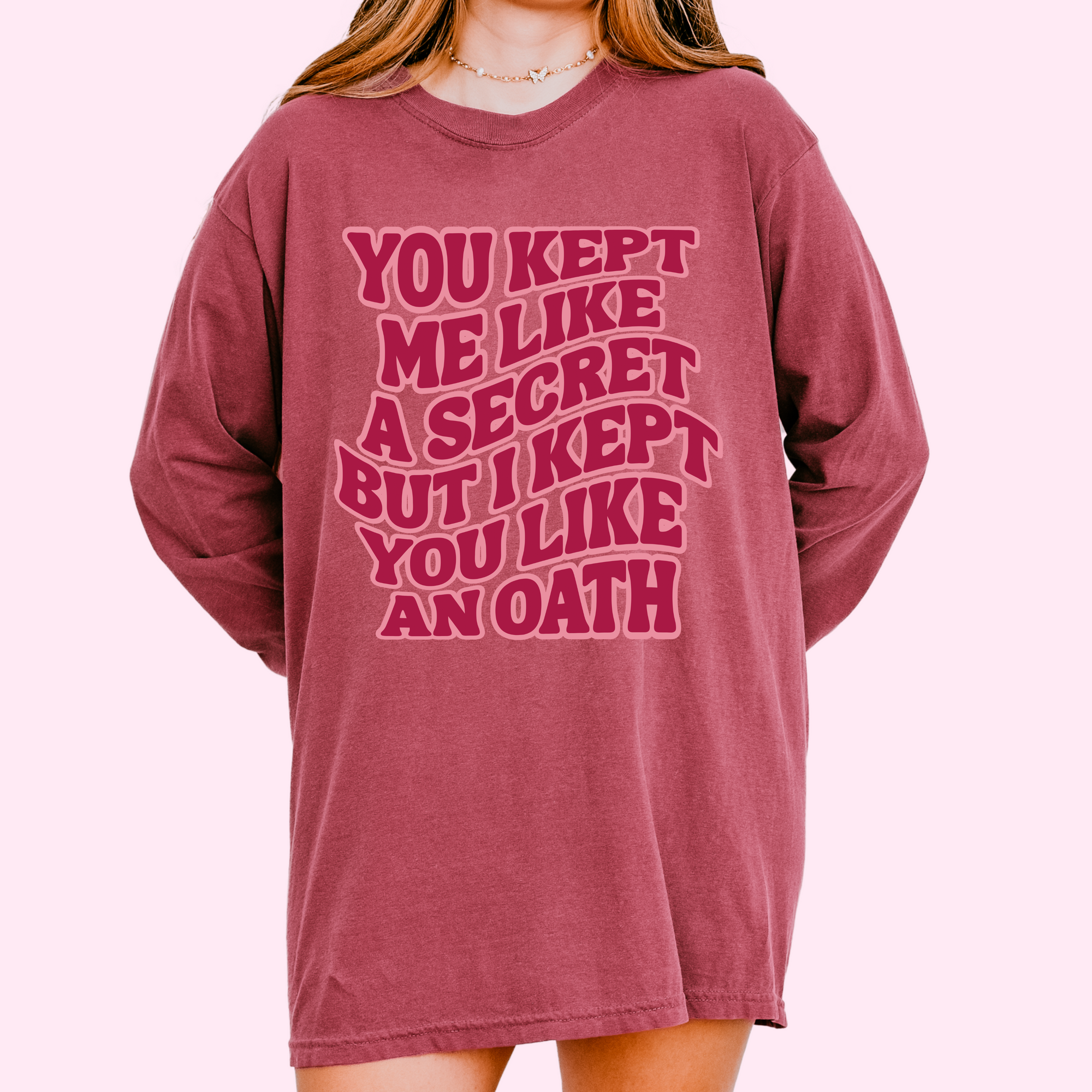 Kept you like an oath comfort colors tee
