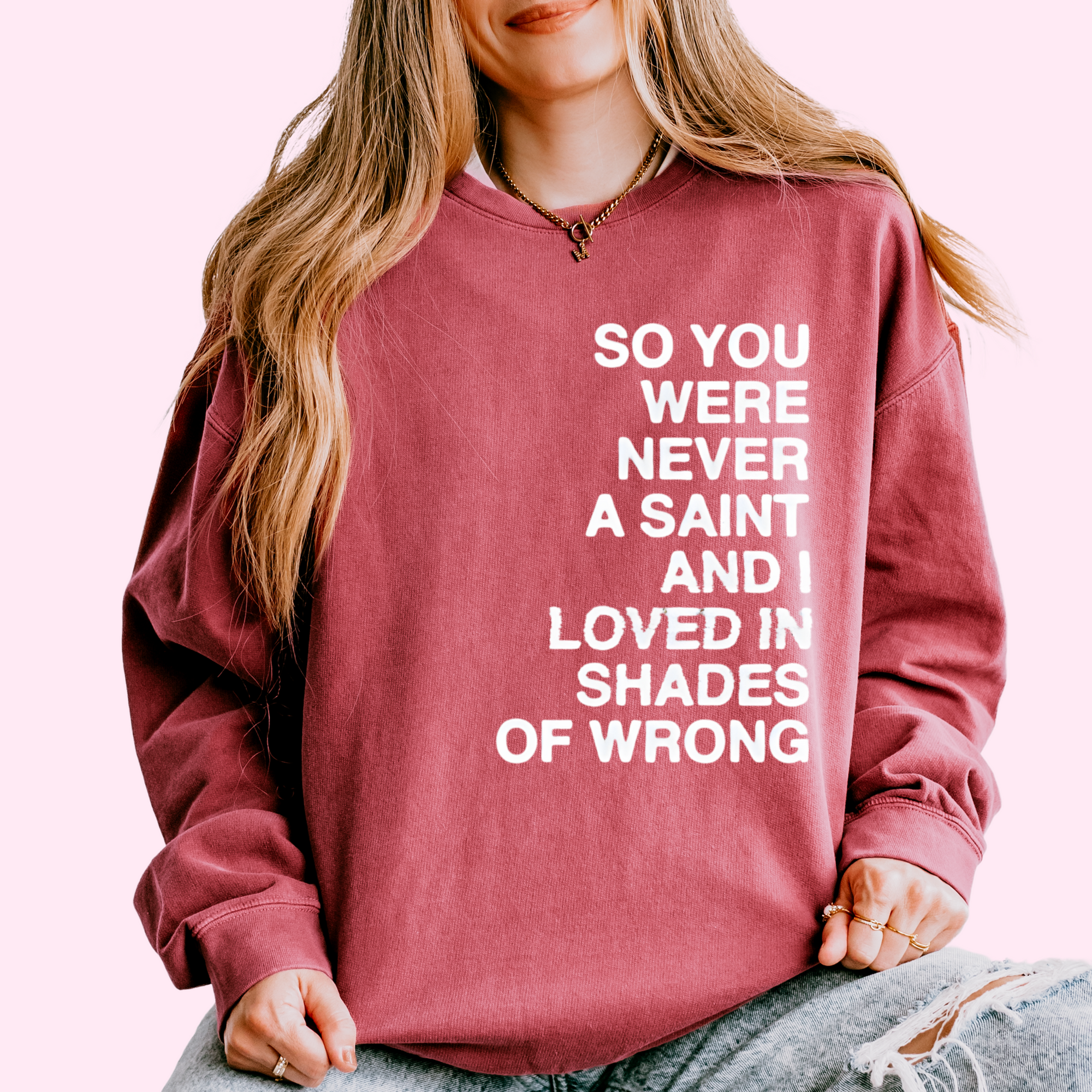 State of Grace comfort colors crewneck