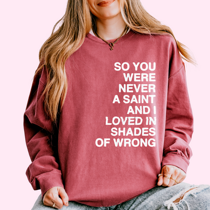 State of Grace comfort colors crewneck