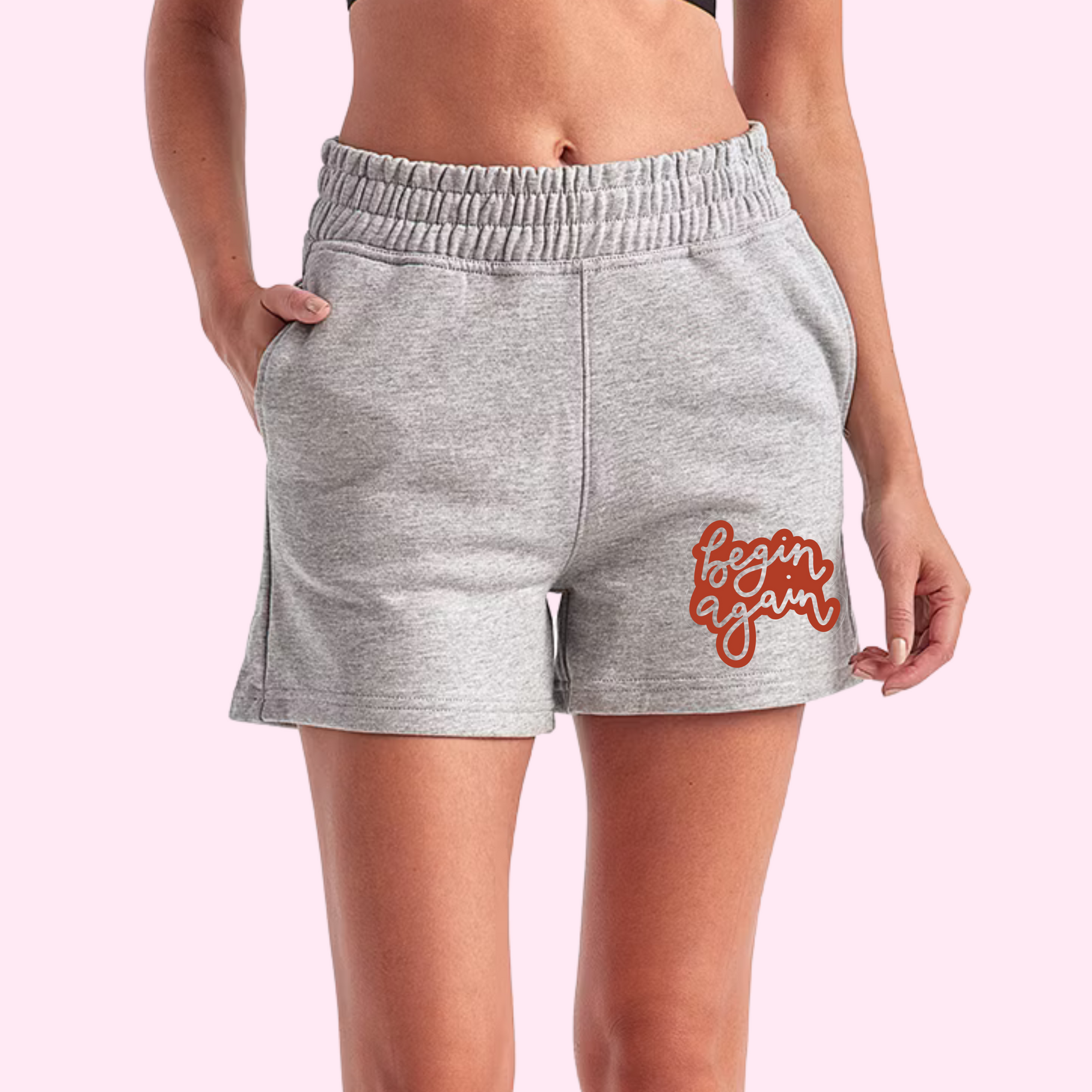 Begin again jogger shorts